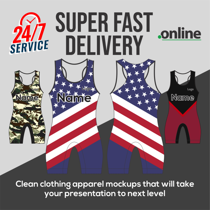 Gig Preview - Design professional reliable wrestling singlets