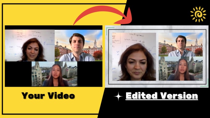 Gig Preview - Do zoom, webinar, and corporate video editing