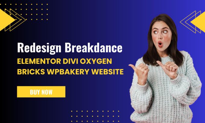 Gig Preview - Build breakdance elementor divi oxygen bricks wpbakery website