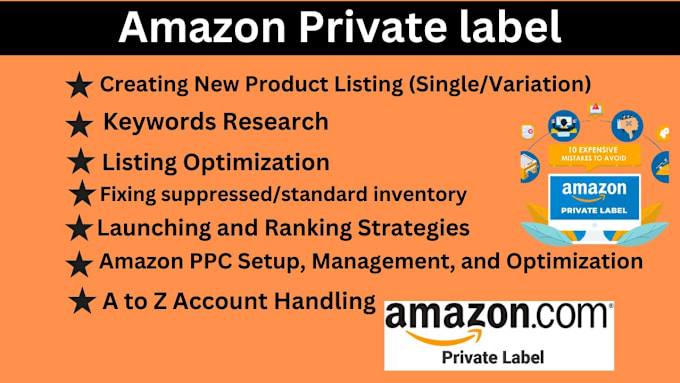 Gig Preview - Be your  amazon fba virtual assistant for private label