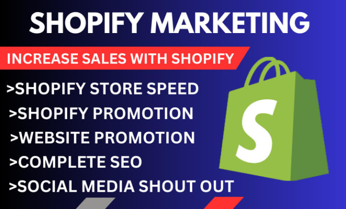 Gig Preview - Shopify marketing boost shopify sales shopify manager salesfunnel tiktok shop