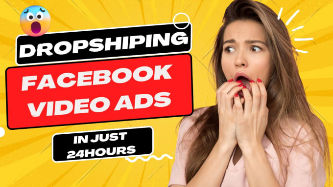 Gig Preview - Create facebook, tiktok video ads for dropshipping products