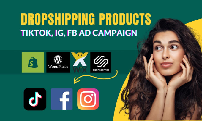 Gig Preview - Do ad campaign setup for drop shipping products with tiktok, ig, fb