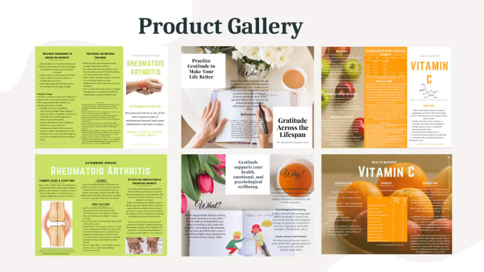 Gig Preview - Design educational brochures for healthcare businesses