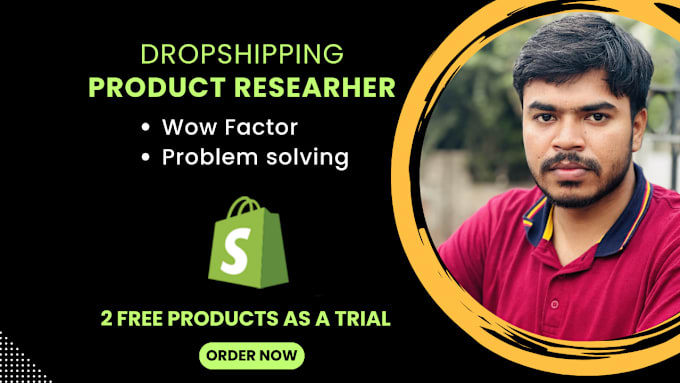 Gig Preview - Shopify product hunting, find shopify dropshipping winning products