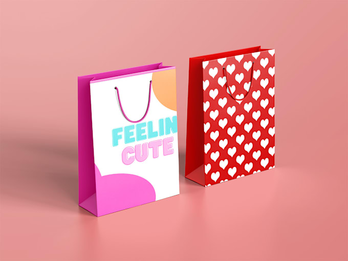 Gig Preview - Design amazing shopping bag, paper bag, tote bag for you