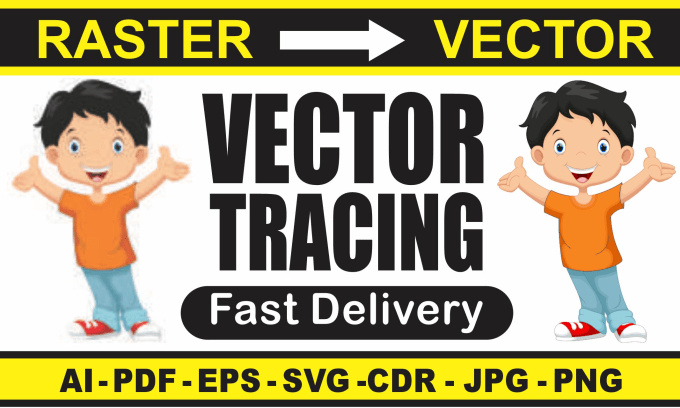 Gig Preview - Do quick manual vector tracing and clean vectors