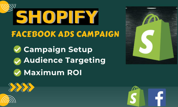 Gig Preview - Be your shopify facebook ads campaign manager to grow your shopify store