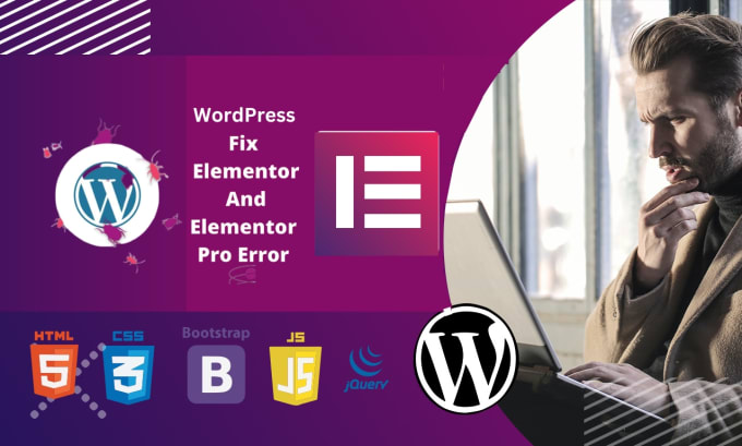 Gig Preview - Fix elementor website issues, fix wordpress issues, and elementor bugs