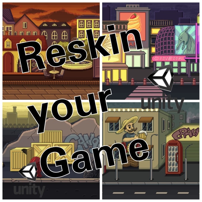 Gig Preview - Reskin, design or develop your unity game