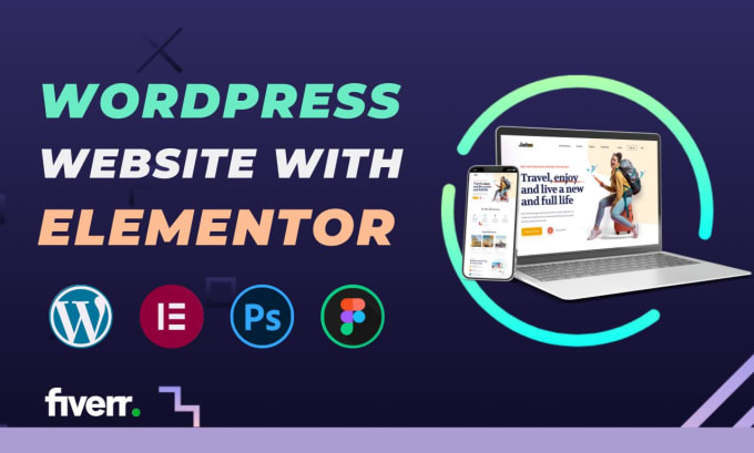 Gig Preview - Build a stunning wordpress landing page with elementor