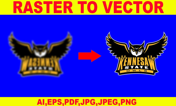 Gig Preview - Do vector tracing, convert jpg to vector and restore image high resolution