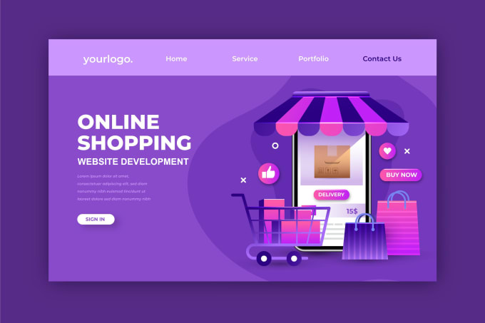 Gig Preview - Create an ecommerce website using woocommerce