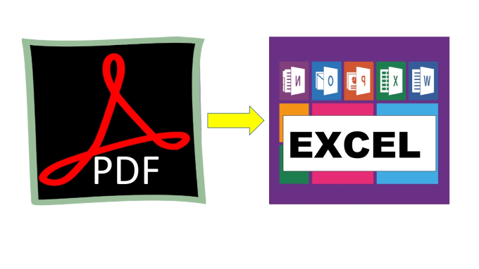 Gig Preview - Convert pdf to excel, pdf to CSV, or scanned pages to excel