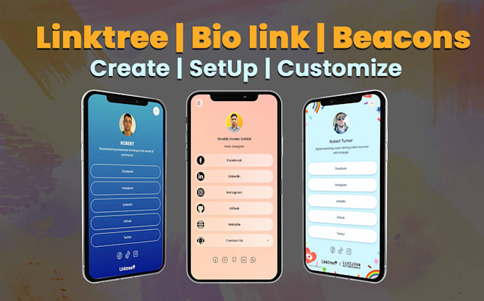 Gig Preview - Setup linktree, bio link, taplink, beacons, znaplink within 1 hour