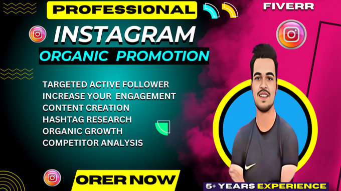 Gig Preview - Professionally grow your instagram account