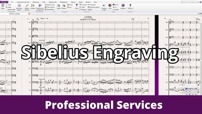 Gig Preview - Engrave your sheet music into sibelius