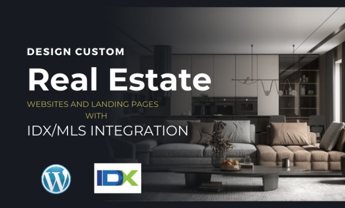 Gig Preview - Realtor website, idx website, wix real estate website, idx integration, broker