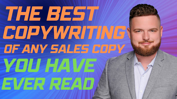 Gig Preview - Do the best copywriting of any sales copy you have ever read