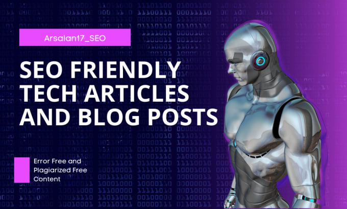 Gig Preview - Write SEO friendly tech articles and blog posts