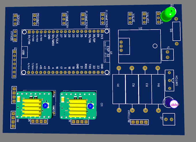 Gig Preview - Design schematics, pcb boards, gerber files using easyeda