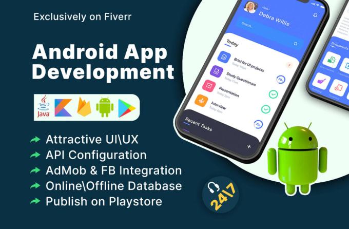 Gig Preview - Be your android app developer for android app development