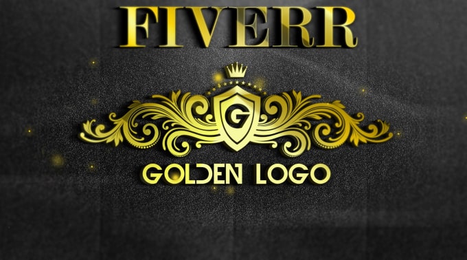 Gig Preview - Turn your logo in 3d gold sign