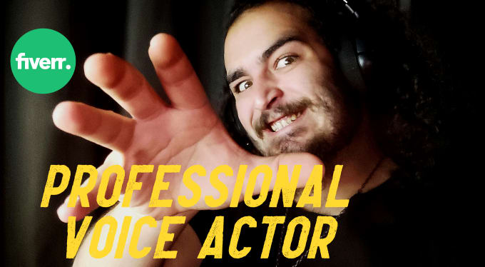 Gig Preview - Be your professional voice actor