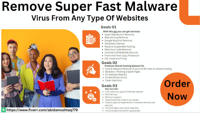 Gig Preview - Remove super fast malware, virus from any type websites