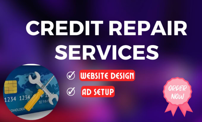 Gig Preview - Credit repair wordpress card repair build website credit card