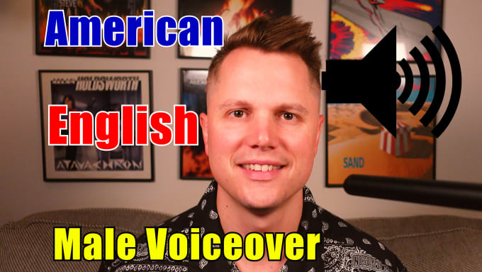 Gig Preview - Record a lively and youthful american male voiceover