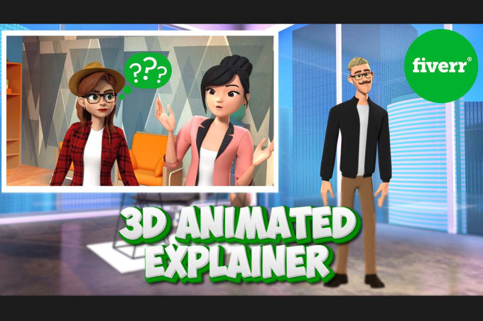 Gig Preview - Create 3d animated explainer videos