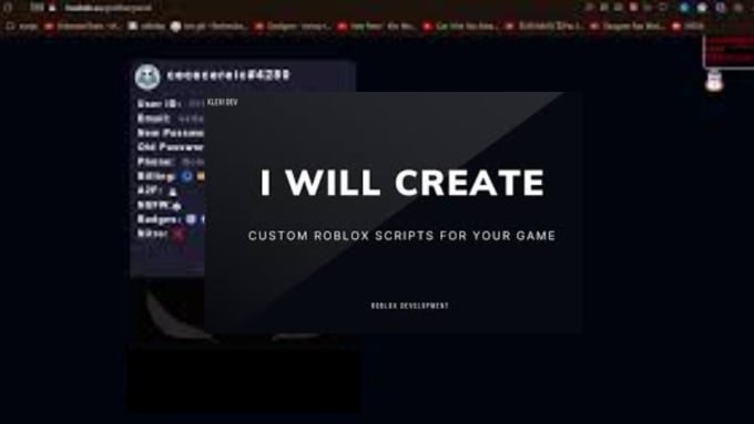 Make scripts for your roblox game by Nelsonjackson00