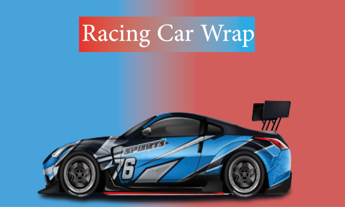 Gig Preview - Do  racing car wrap, car wrap ,vehicles wrap design