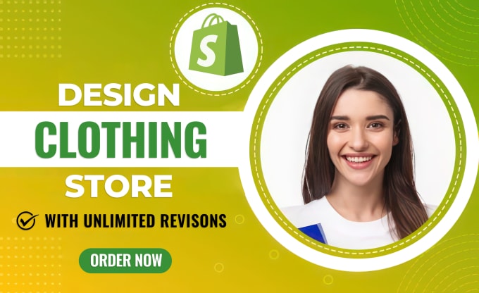 Gig Preview - Make fashion store and shopify clothing store with unlimited revision