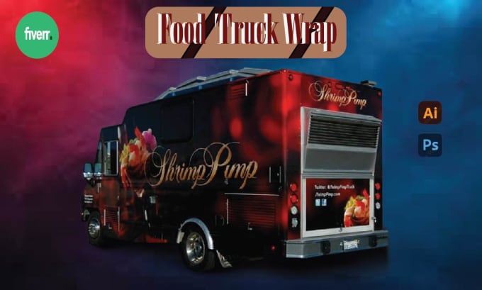 Gig Preview - Make unique food truck wrap ,perfectional truck wrap and car