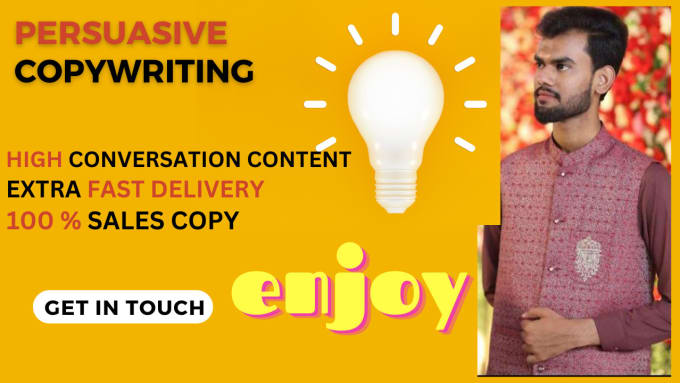 Gig Preview - Do copywriting for landing pages, sales pages, and funnel for your business