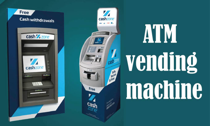 Gig Preview - Make creative vending machine wrap, atm machine wrap