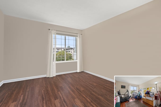 Gig Preview - Remove object from real estate photo