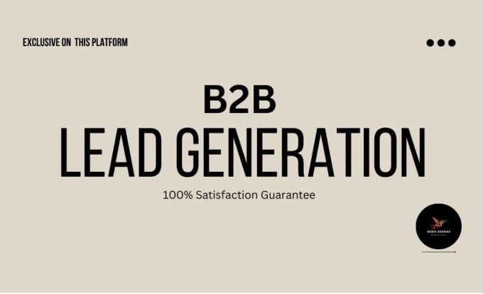 Gig Preview - Do perfect b2b lead generation and email list building