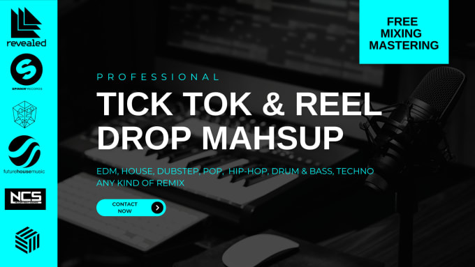 Gig Preview - Produce tiktok and reel drop mashup for your video