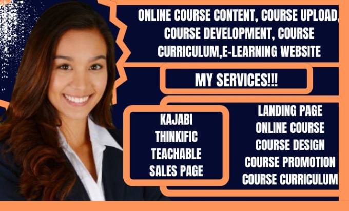 Bestseller - create ecourse, online course content, elearning course on thinkific, teachable