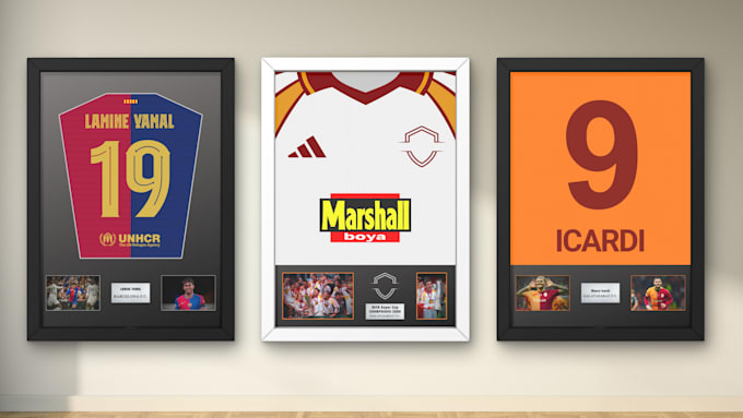 Gig Preview - Design an epic football memorabilia shirt poster