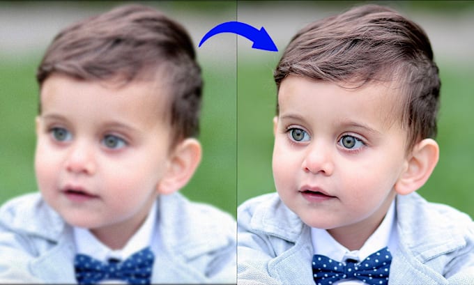 Gig Preview - Fix blurry photos, restore, sharpen, upscale and enhance resolution of photo