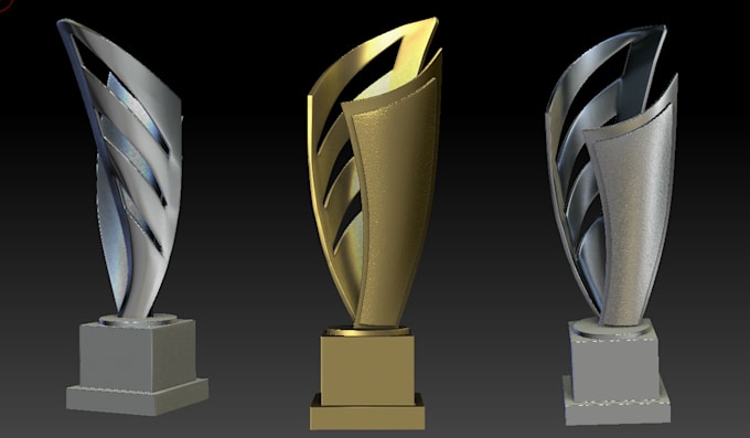 Gig Preview - Design 3d trophy model for 3d printing