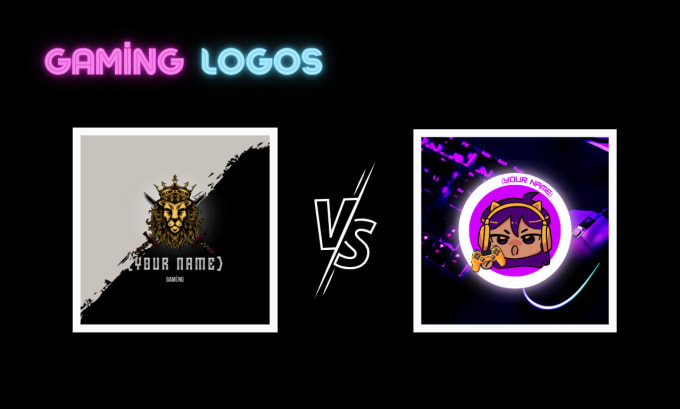 Gig Preview - Design unique gaming, esport, youtube, twitch logo