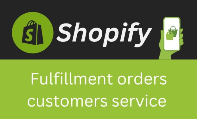 Gig Preview - Do shopify orders fulfill and processing manually