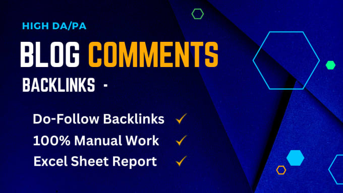 Gig Preview - Make 500 blog comments on seo dofollow backlinks