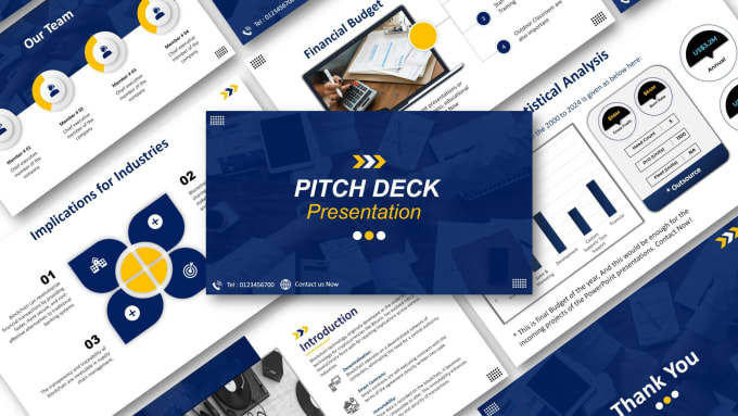 Gig Preview - Design or redesign business, medical or pitch deck powerpoint presentation