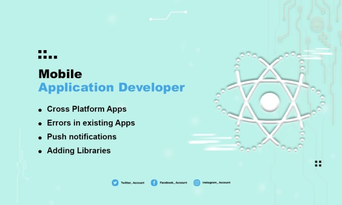 Gig Preview - Develop cross platform mobile applications using react native and flutter